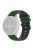 For Garmin Venu2 Plus / Venu Sq / Vivomove Grid Texture Silicone Watch Band 20mm Dual-Color Strap - Army Green / Black