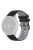 For Garmin Venu2 Plus / Venu Sq / Vivomove Grid Texture Silicone Watch Band 20mm Dual-Color Strap - Black / Grey