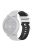 For Garmin Venu2 Plus / Venu Sq / Vivomove Grid Texture Silicone Watch Band 20mm Dual-Color Strap - White / Black