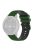 For Garmin Venu2 Plus / Vivoactive 3 / Vivomove Sport Silicone Watch Band Replacement Watch Strap 20mm - Army Green / Black