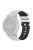 For Garmin Venu2 Plus / Vivoactive 3 / Vivomove Sport Silicone Watch Band Replacement Watch Strap 20mm - White / Black