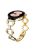 For Garmin Vivoactive 3 / Vivoactive 3 Music / Venu Rhinestones Decor 3 Circles Design Metal Wrist Band 20mm Replacement Watch Strap - Gold