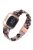 For Garmin Vivoactive 3 / Vivoactive 3 Music Replacement Resin Watch Strap Quick Release 20mm Watch Band with Folding Clasp - Pink / Black