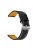 For Garmin Vivoactive 3/Vivoactive 3 Music/Venu 20mm Watch Strap Cowhide Leather Wrist Band Replacement Watchband - Black