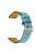 For Garmin Vivoactive 3/Vivoactive 3 Music/Venu 20mm Watch Strap Cowhide Leather Wrist Band Replacement Watchband - Blue