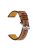 For Garmin Vivoactive 3/Vivoactive 3 Music/Venu 20mm Watch Strap Cowhide Leather Wrist Band Replacement Watchband - Brown