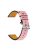 For Garmin Vivoactive 3/Vivoactive 3 Music/Venu 20mm Watch Strap Cowhide Leather Wrist Band Replacement Watchband - Pink