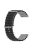 For Garmin Vivoactive 4  /  Garmin Venu 2 Universal 22mm Silicone Watch Strap Wavy Design Double Color Watchband - Black / Grey