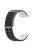 For Garmin Vivoactive 4  /  Garmin Venu 2 Universal 22mm Silicone Watch Strap Wavy Design Double Color Watchband - Black / White