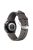 For Garmin Vivoactive 4 Buckle Design Cowhide Genuine Leather Double-sided Textured Watch Band Wrist Strap - Grey