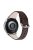 For Garmin Vivoactive 4 Elegant Watch Strap with Stainless Steel Buckle Cowhide Leather Wrist Band (22mm) - Chocolate