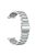 For Garmin Vivoactive 4 Replacement Strap 22mm 3-Bead 316L Stainless Steel Smartwatch Band - Silver