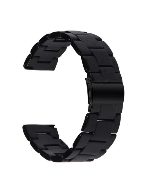 For Garmin Vivoactive 4 Replacement Watch Strap 22mm Waterproof Resin Watch Band - Black