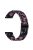 For Garmin Vivoactive 4 Replacement Watch Strap 22mm Waterproof Resin Watch Band - Black Pink