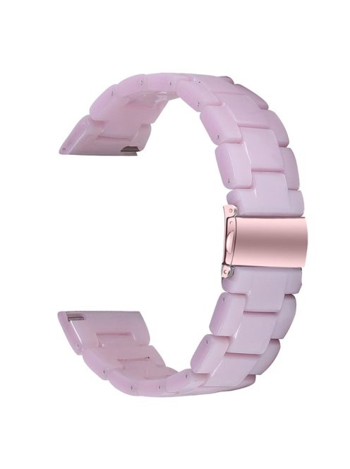 For Garmin Vivoactive 4 Replacement Watch Strap 22mm Waterproof Resin Watch Band - Light Purple