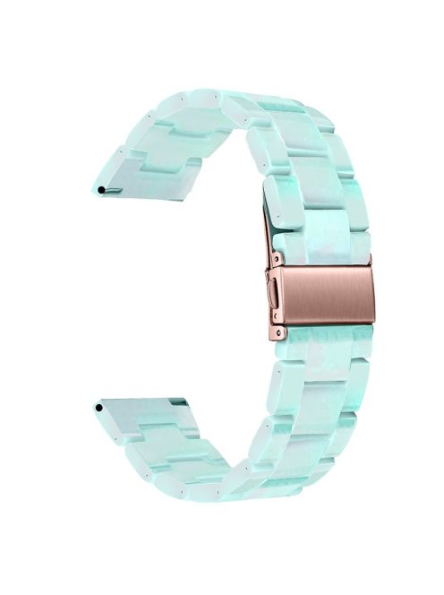 For Garmin Vivoactive 4 Replacement Watch Strap 22mm Waterproof Resin Watch Band - Phantom Green