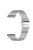 For Garmin Vivoactive 4 Stainless Steel Watch Strap 22mm Wrist Band - Silver