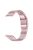 For Garmin Vivoactive 4 Watch Strap Stainless Steel Wrist Band - Rose Pink