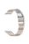 For Garmin Vivoactive 4 Watch Strap Stainless Steel Wrist Band - Silver / Rose Gold