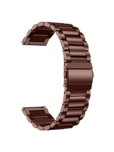   For Garmin Vivoactive 4 Wrist Strap 316L Stainless Steel 22mm Replacement Watch Band - Antique Copper