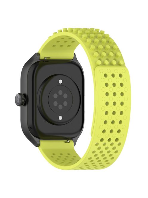 For Garmin vivoactive 5 / GarminActive 5 / Venu Sq 2 Silicone Watch Strap 20mm Breathable Watch Band - Lime