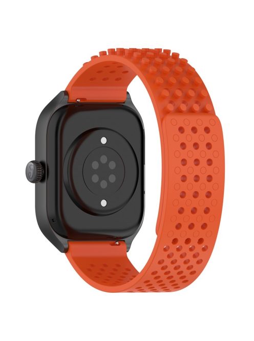 For Garmin vivoactive 5 / GarminActive 5 / Venu Sq 2 Silicone Watch Strap 20mm Breathable Watch Band - Orange