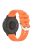 For Garmin vivoactive 5 / GarminActive 5 Watch Band 20mm Silicone Strap with Steel Buckle - Orange