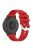 For Garmin vivoactive 5 / GarminActive 5 Watch Band 20mm Silicone Strap with Steel Buckle - Red