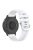 For Garmin vivoactive 5 / GarminActive 5 Watch Band 20mm Silicone Strap with Steel Buckle - White