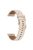 For Garmin vivoactive 5 / Venu 2 Plus / Venu Sq PU Leather Watch Strap Gold Buckle 20mm Watch Band - Apricot