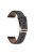 For Garmin vivoactive 5 / Venu 2 Plus / Venu Sq PU Leather Watch Strap Gold Buckle 20mm Watch Band - Black