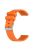 For Garmin vivoactive 5 / Venu 2 Plus Replacement Watch Strap 20mm Fluorubber Wrist Band - Orange