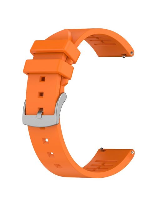 For Garmin vivoactive 5 / Venu 2 Plus Replacement Watch Strap 20mm Fluorubber Wrist Band - Orange