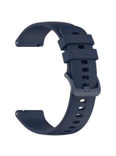   For Garmin vivoactive 5 Silicone Watch Band 20mm Quick Release Replacement Strap - Navy Blue