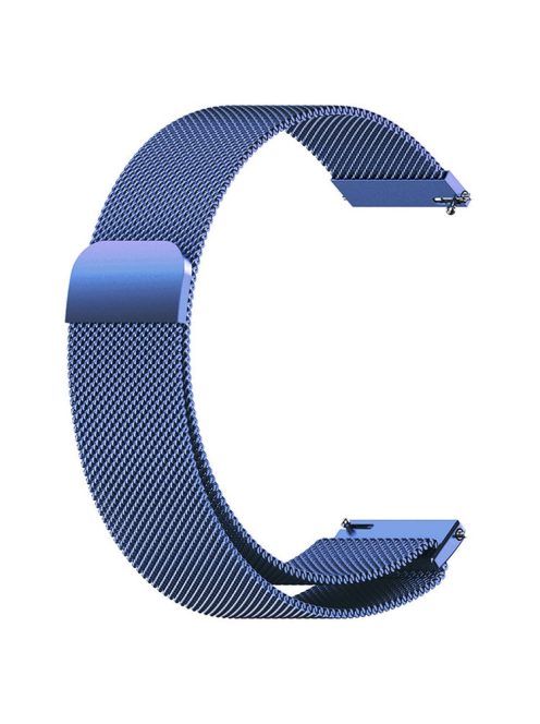 For Garmin Vivoactive HR Magnetic Watch Strap Stainless Steel Milanese Wrist Band - Blue