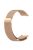 For Garmin Vivoactive HR Magnetic Watch Strap Stainless Steel Milanese Wrist Band - Rose Gold