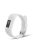 For Garmin Vivofit 3 Soft Silicone Watch Band Adjustable Replacement Strap - White