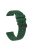 For Garmin Vivomove / Samsung Gear Sport / Pebble 2 / Huawei Watch 2 Patten Silicone Strap 20mm Watchband - Blackish Green