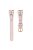 For Garmin Vivomove / Vivomove HR Watch Band Replacement Genuine Cow Leather Rose Gold Buckle Strap with Rhinestone Decor - Pink