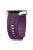 For Garmin Vivomove 3 / Forerunner 645 / Samsung Gear S2 Classic Universal 20mm Carving Flower Silicone Watch Strap - Purple