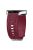 For Garmin Vivomove 3 / Forerunner 645 / Samsung Gear S2 Classic Universal 20mm Carving Flower Silicone Watch Strap - Wine Red