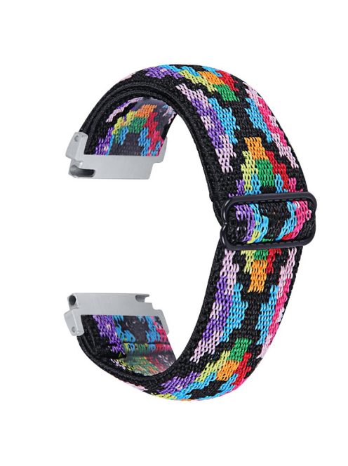 For Garmin Vivomove 3 / GarminMove 3 20mm Elastic Jacquard Fabric Watch Strap Replacement - 14