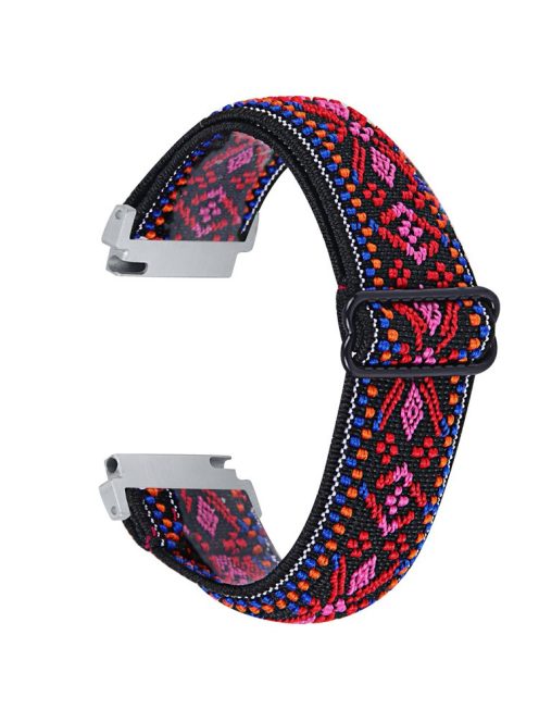 For Garmin Vivomove 3 / GarminMove 3 20mm Elastic Jacquard Fabric Watch Strap Replacement - 15