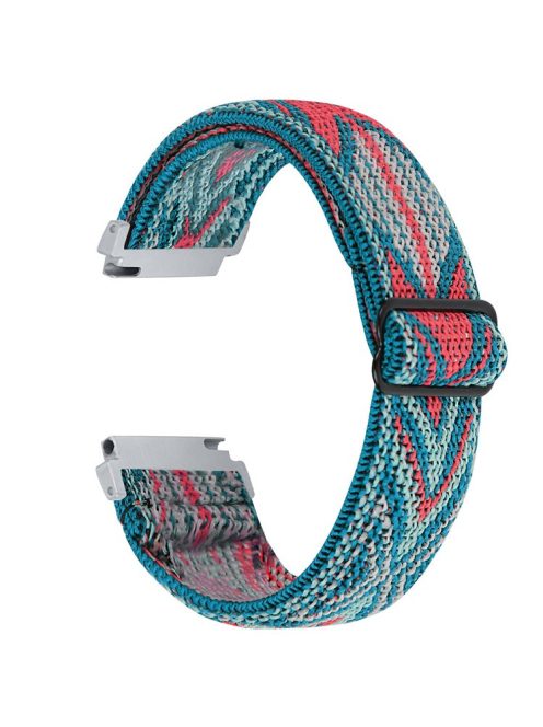 For Garmin Vivomove 3 / GarminMove 3 20mm Elastic Jacquard Fabric Watch Strap Replacement - 37