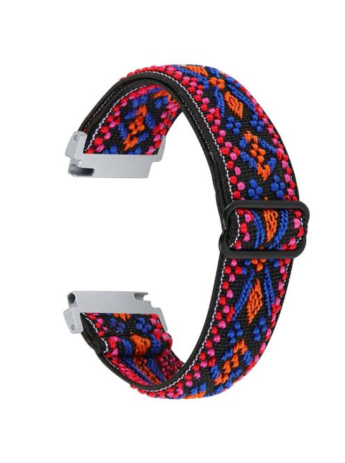 For Garmin Vivomove 3 / GarminMove 3 20mm Elastic Jacquard Fabric Watch Strap Replacement - 54