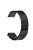 For Garmin Vivomove 3 / GarminMove 3 Magnetic Smart Watch Strap Black Stainless Steel Wrist Band