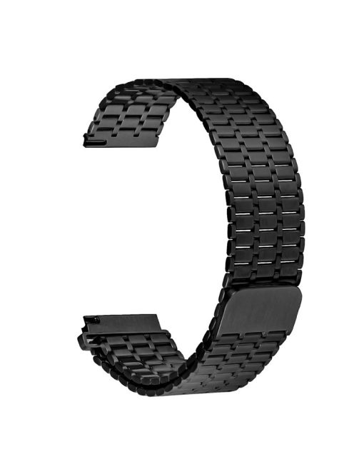 For Garmin Vivomove 3 / GarminMove 3 Magnetic Smart Watch Strap Black Stainless Steel Wrist Band