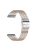 For Garmin Vivomove 3 / GarminMove 3 Stainless Steel 20mm Watch Strap Replacement Wrist Band - Silver+Rose Gold