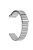 For Garmin Vivomove 3 / GarminMove 3 Stainless Steel Watch Band 20mm Adjustable Wrist Strap - Silver