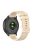 For Garmin Vivomove Sport/Venu 2 Plus 20mm Silicone Smart Watch Strap Grid Texture Adjustable Wristband - Beige